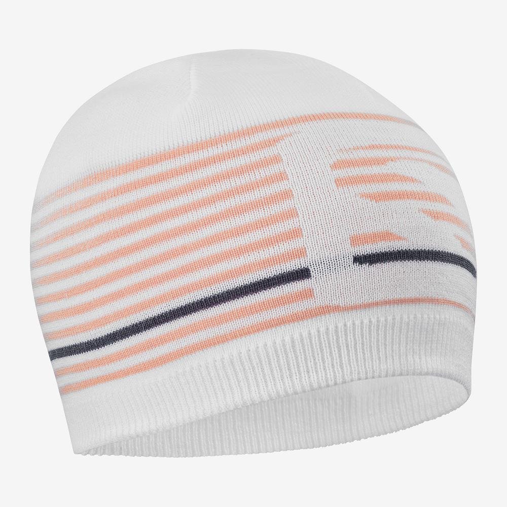 Bonnets Salomon Homme Blanche - Salomon FLATSPIN - France (6728-LKAOR)